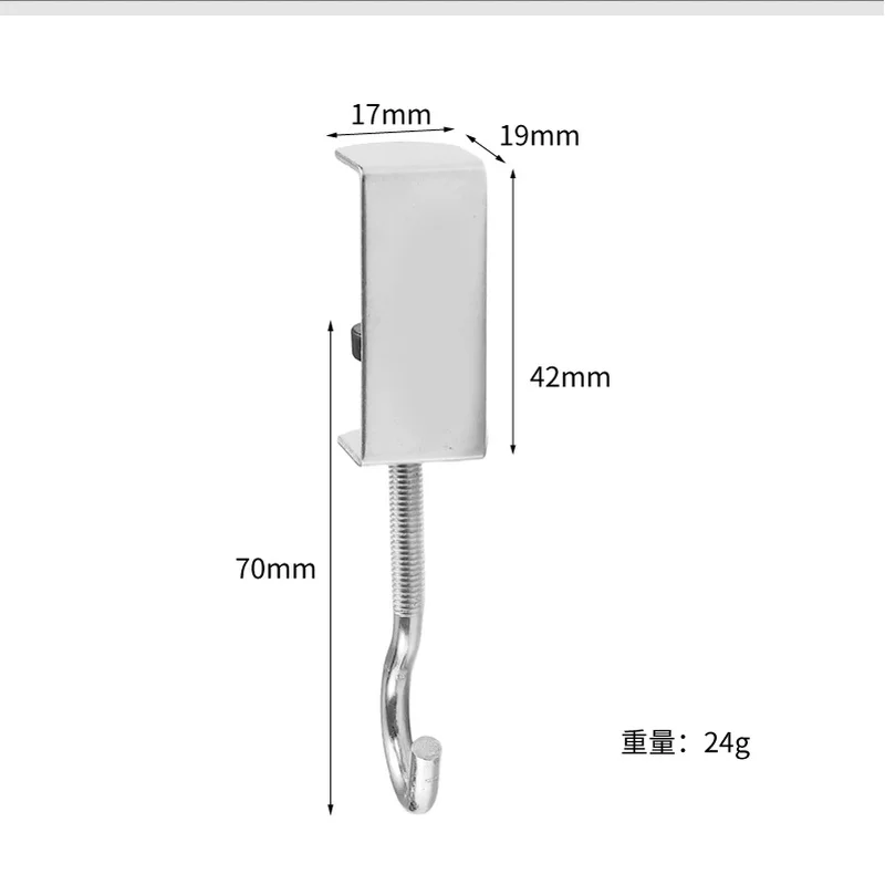 5/10pcs Desktop Hook, Universal Adjustable, No Need to Drill Holes Portable Table Edge Hook, Hanging Backpack, Headphones