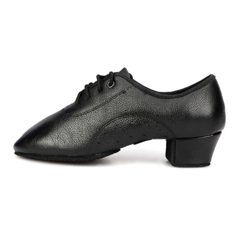 Genuine Leather Men\'s Latin Dance Shoes Ballroom Tango Man Latin Dancing Shoes for Man Boy Shoes Dance Sneaker Jazz Shoes