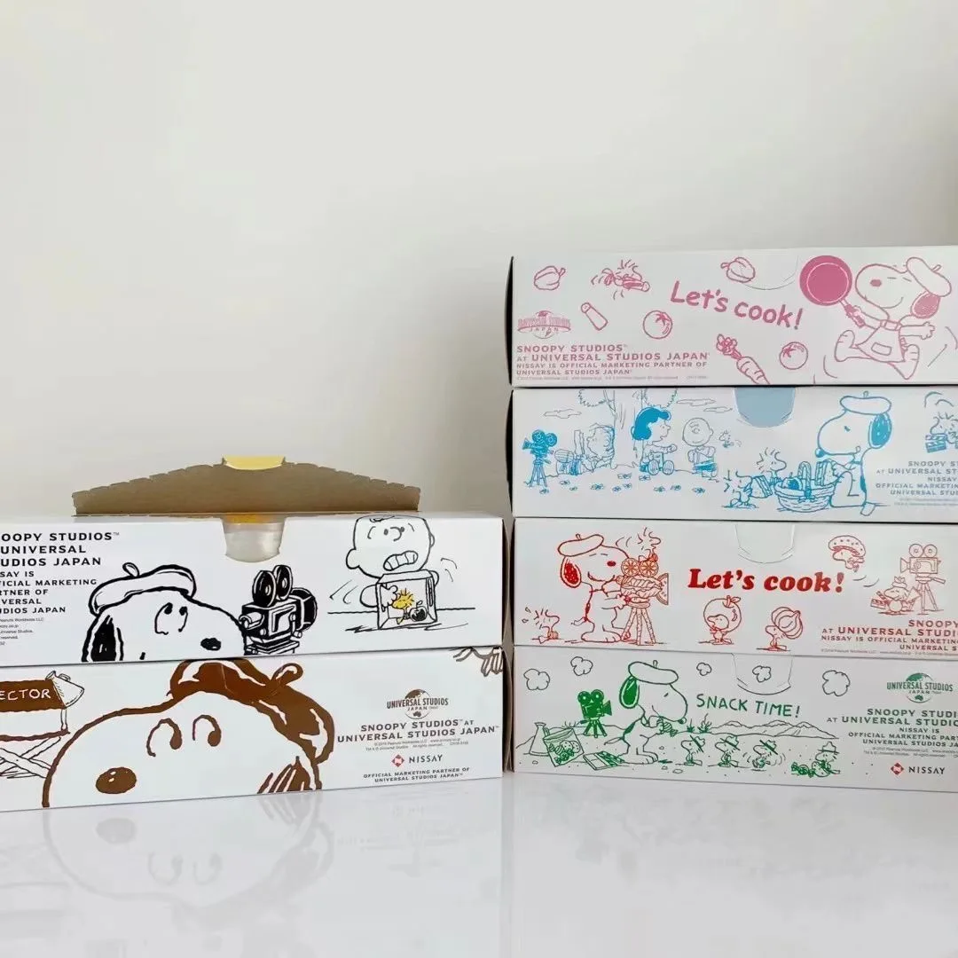 Cute Snoopy Double Seal Food Storage Bags Thick PE Ziplock Bags for Fruit Vegetable Fridge Preservation Kitchen Organizer