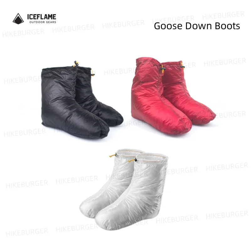 

ICE FLAME Goose Down Socks Outdoor Ultralight Foot Cover Camp Thermal Socks Sleeping Bag Inner Accessories Hiking