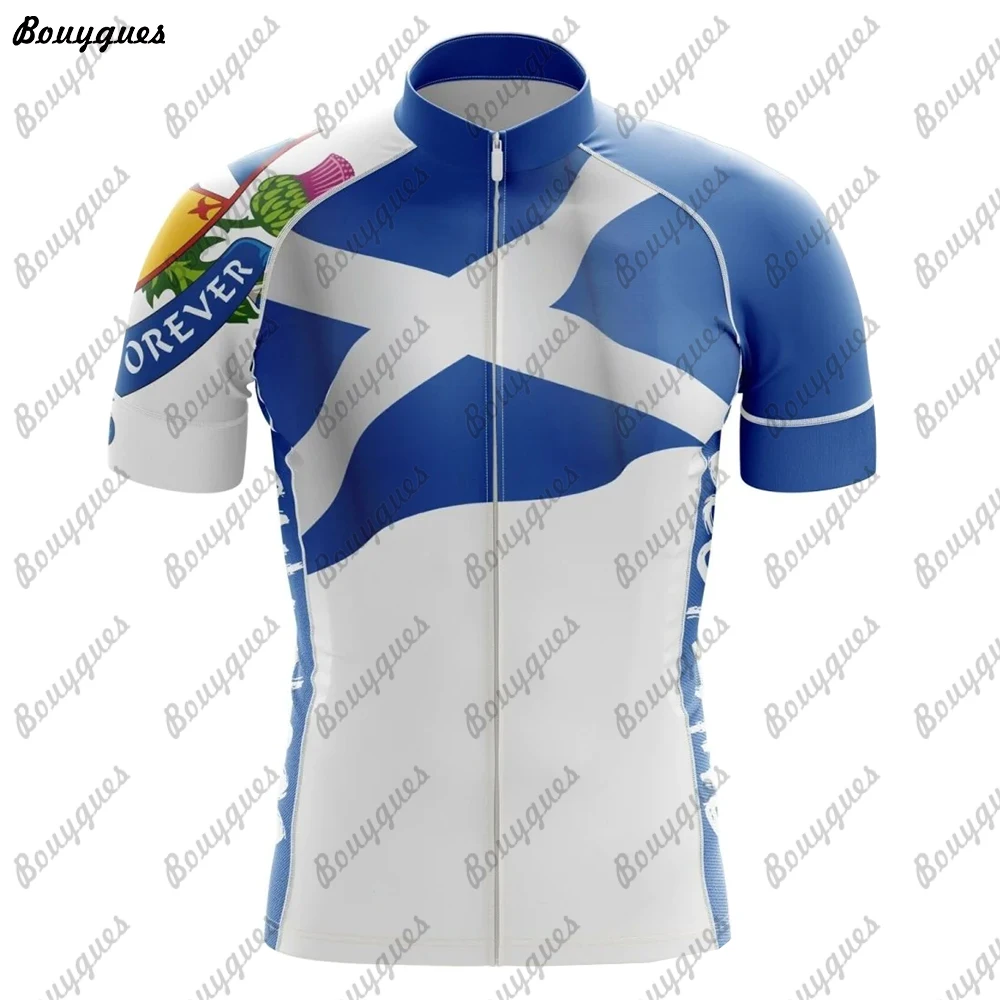 New SCOTLAND Men Cycling Jersey MTB Maillot Bike Shirt Downhill Jersey High Quality Team Mountain Bicycle Clothing view 5