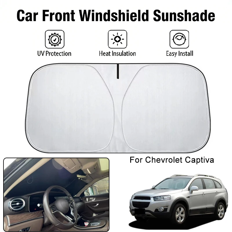 

Солнцезащитный чехол на лобовое стекло автомобиля для Chevrolet Captiva, защита от ультрафиолета, теплоизоляция, аксессуар для защиты от солнца в салоне автомобиля