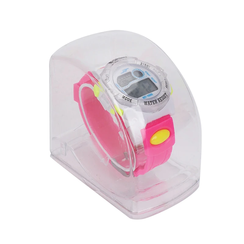 Plastic Watch Display Storage Holder Transparent Case Adult Children\'s Smart Watch Protective Box Organizer