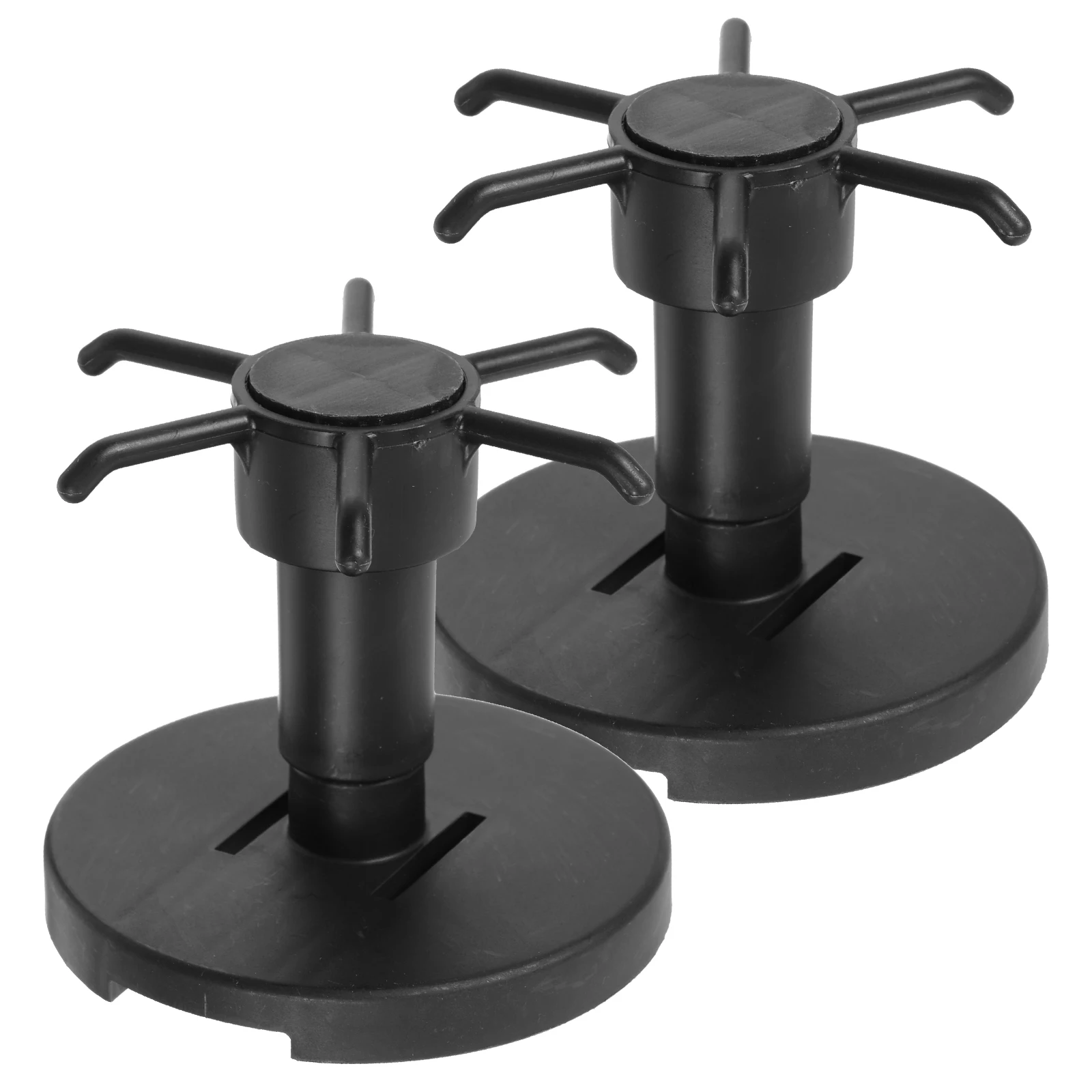 

2Pcs Non Punch Hooks PVC Swivel Kitchen Utensil Hangers Wall Mount Suction Cup Easy Install ganizers For Cabinet Under