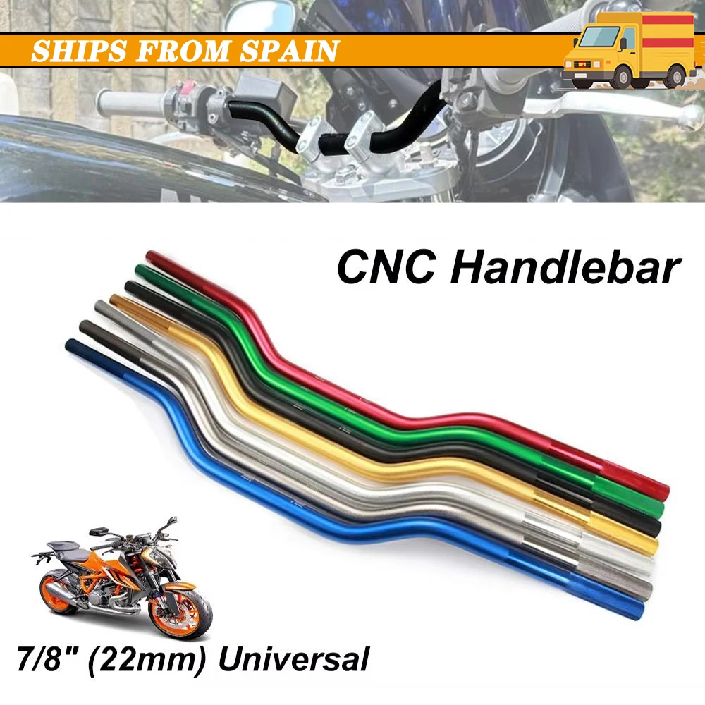 Motorrad 7/8 "22mm Lenker Griff Bar Für KTM HONDA SUZUKI Yamaha Universal Lenker Anti-rost Griff Bars aluminium Moto