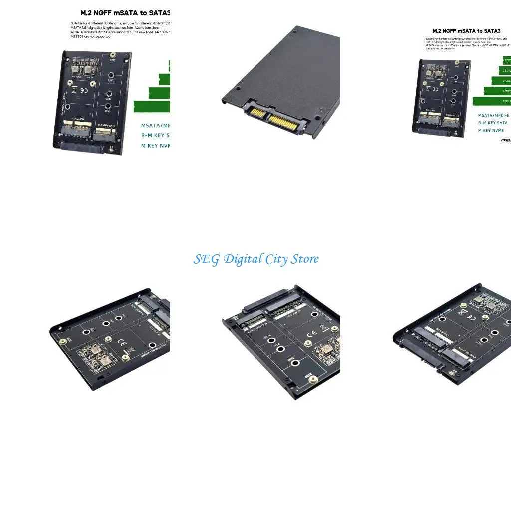 

U75B MSATA M.2 NGFF To Expansion Card Hard Disk Adapter Card for 2230/2242