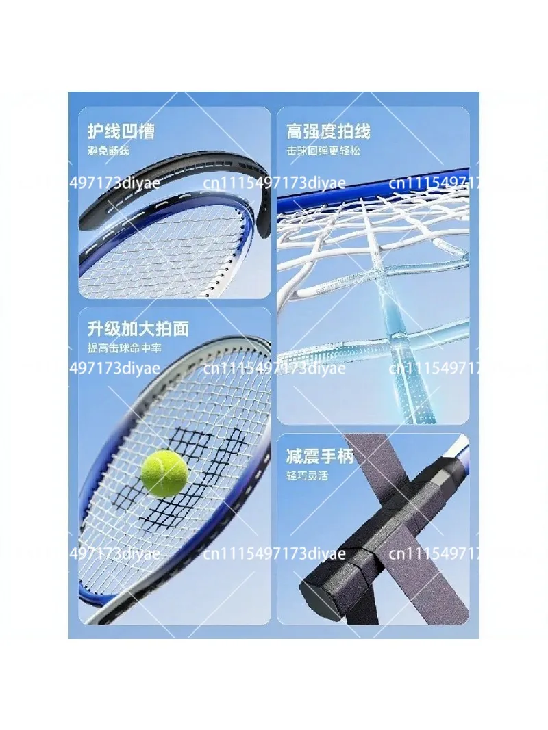 Elastic String Tennis Self-Training Set, Rebound Practice Tool for Beginners Adults Kids Indoor Outdoor Use