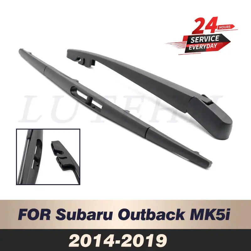 

Wiper 14" Rear Wiper Blade & Arm Set For Subaru Outback MK5 2014 2015 2016 2017 2018 2019 Windshield Windscreen Tailgate Window