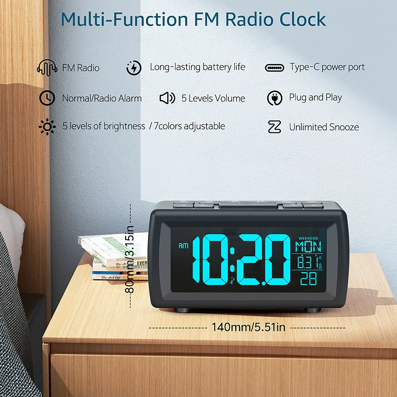 Thumbnail 2 - #2 New LED Bedside Alarm Clocks Arrivals
