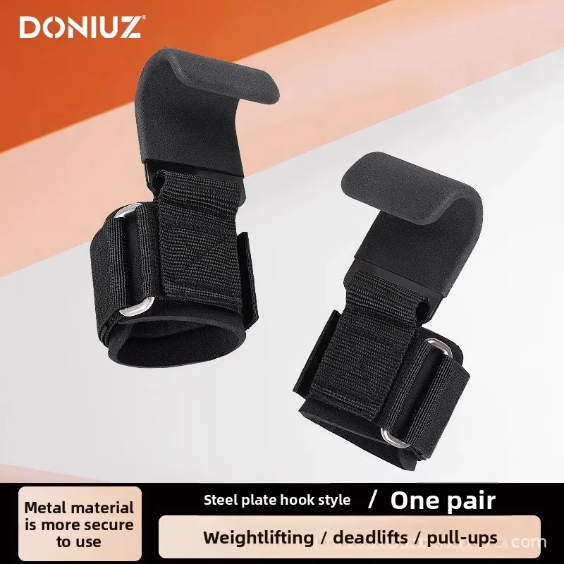 

Pull-Up Assist Hooks with Wrist Support - Anti-Slip Grip for Senior Back Relief