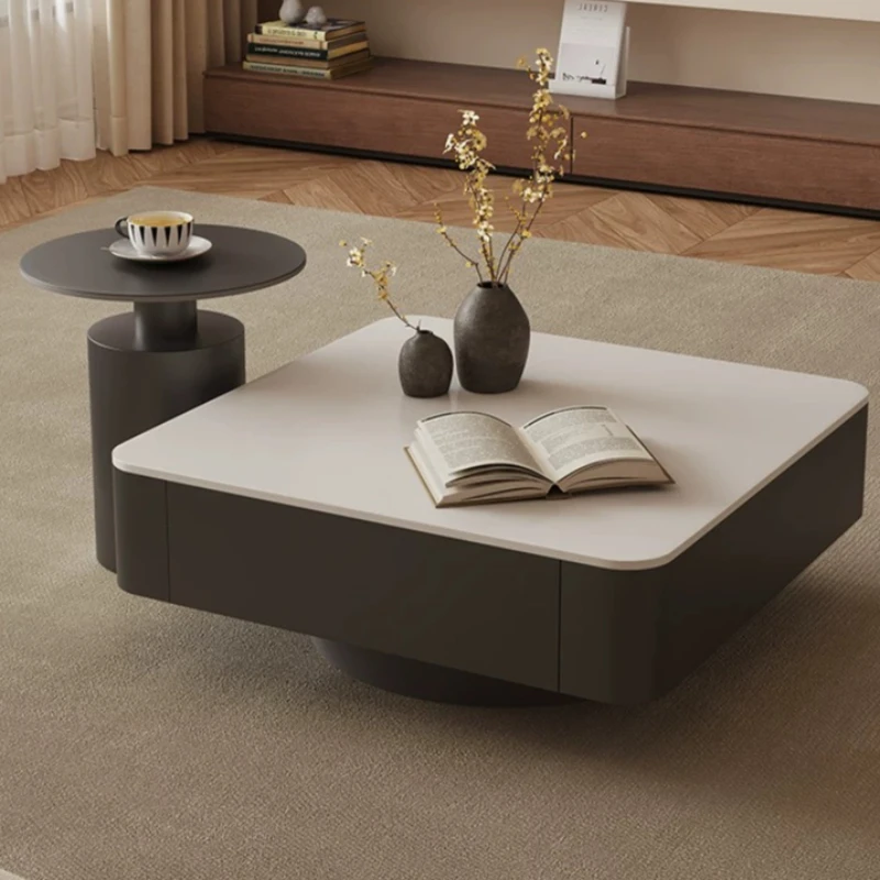 Basses Modern Coffee Tables Luxury Sectional Retro Art Coffee Tables Nordic Farmhouse Mesa De Centro Mid Century Furniture