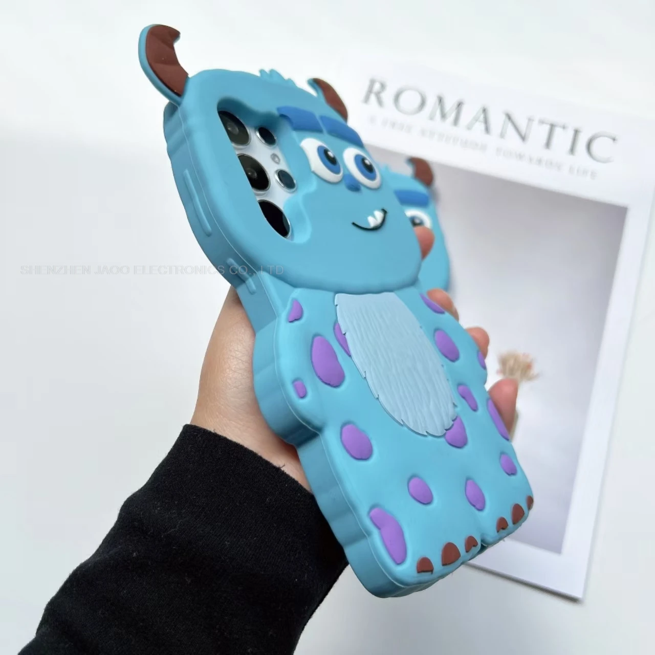 لطيف ثلاثية الأبعاد لعبة من الكارتون قصة سولي الحالات الهاتف لسامسونج غالاكسي S21 FE S23 الترا S24 الترا مكافحة الإفلات لينة غطاء سيليكون #3