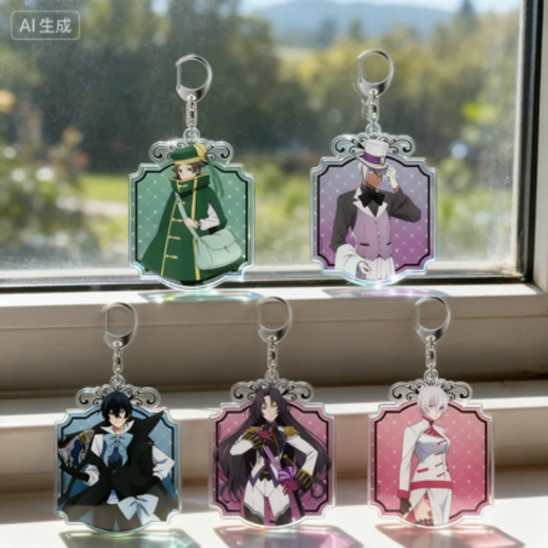 Anime The Case Study of Vanitas Secondary Peripheral Backpack Pendant Lanyard Animation Peripheral Acrylic key chains Gift 6CM