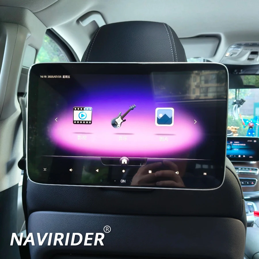 Headrest 14inch For Mercedes Benz ML Vito V260 GLS GLE G S E Car Player Screen Screen Android  Monitor Rear Entertainment Wifi