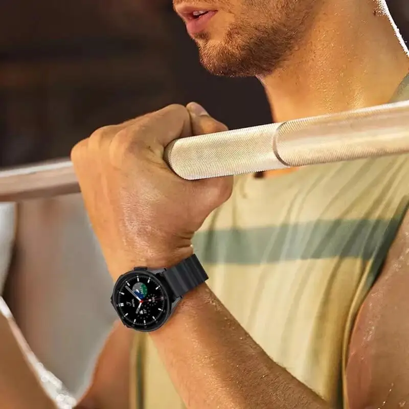 22 مللي متر 20 مللي متر المحيط سيليكون الرياضة حزام ل Amazfit نشط 2/Bip 3/ برو معصمه ل Amazfit Bip 5 الوحدة/الفهد برو/مربع/جولة