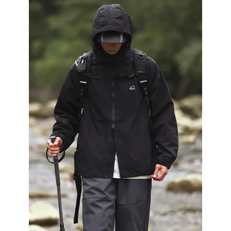 Spring outdoor water repellent three-in-one jacket