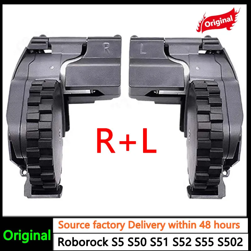 Original linke und rechte Räder für Roborock S50 S51 S52 S55 Reise modul Ersatzteile Kehr roboter Zubehör