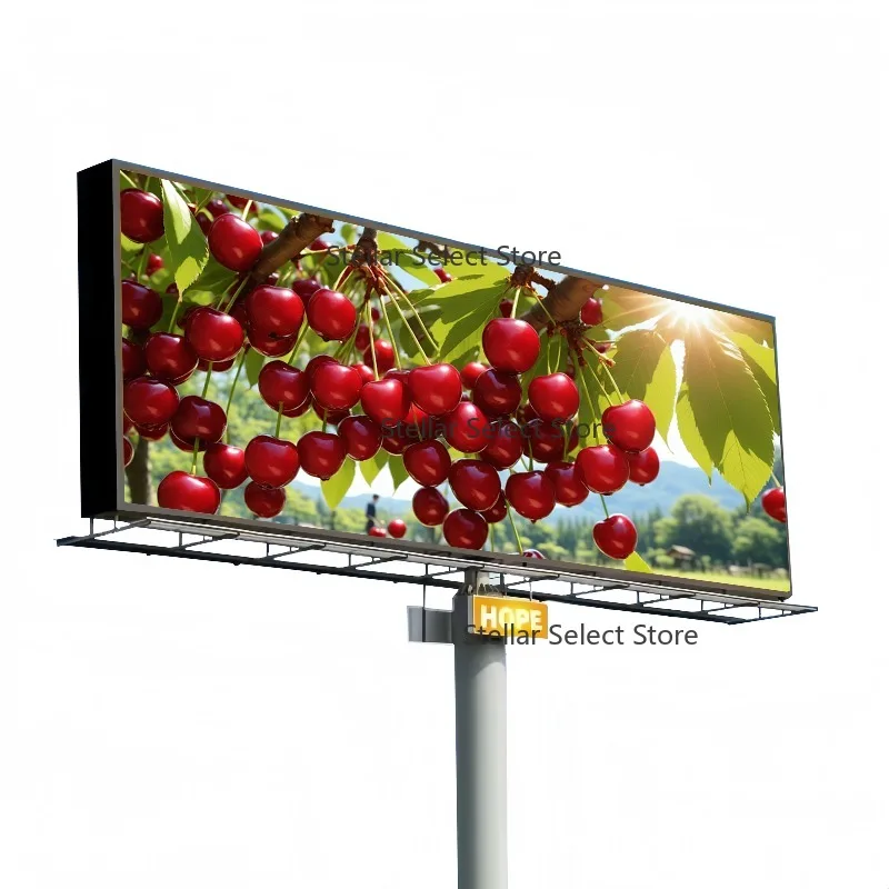 Custom Outdoor Waterproof Fixed Front Maintenance Advertising Business Sign Billboard Signage Board LED Screen Display