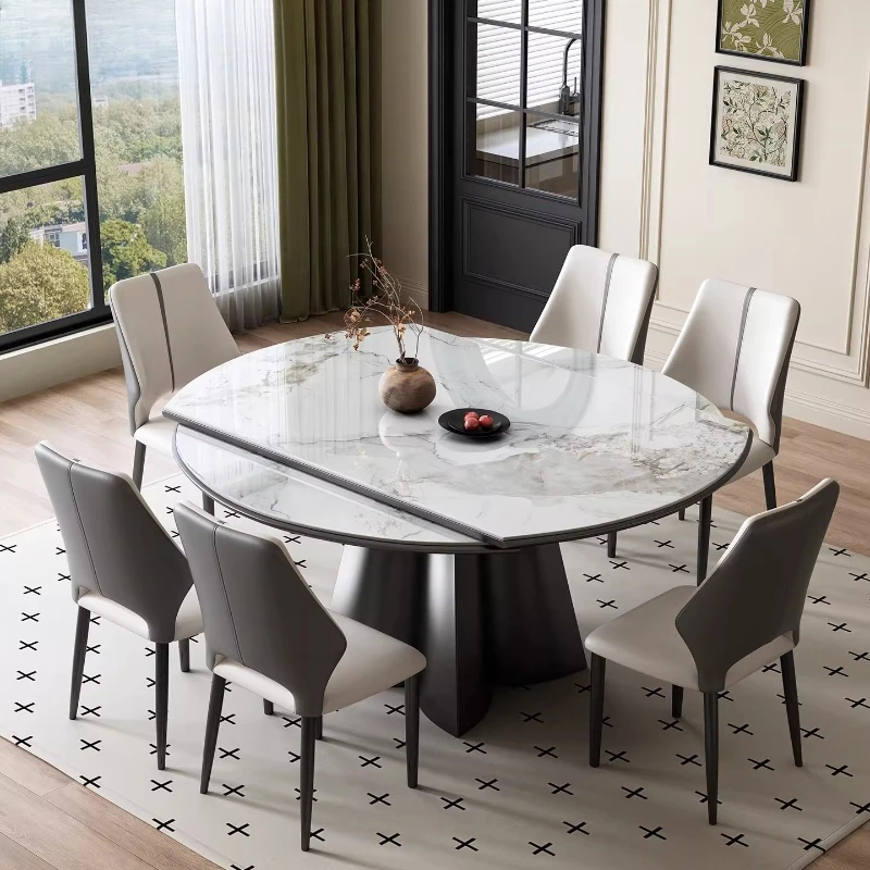 

Kitchen Modern Dining Table Nordic Mid Century Lounge Service Dining Table Designer Luxury Mesas De Comedor Home Furniture