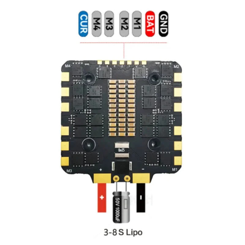 

【Кабель USB-C】2X F722 Stack F7 Контроллер полета BLHELI-S 100A 4In1 ESC 30,5X30,5 мм 3-6S для RC FPV 13-дюймовый 15-дюймовый дрон для фристайла