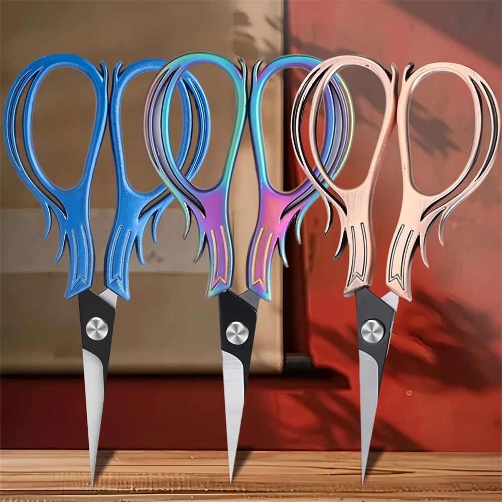 1/3PCS, Nähen Schere Stahl Vintage Schere Stickerei Handarbeiten Schere Haushalt Schere DIY Kunst Nähen Handwerk Werkzeug