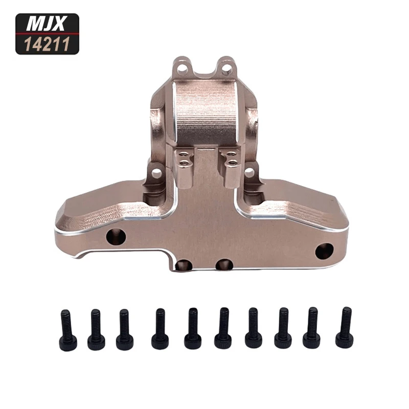 1/14 mjx 14211 hyper go peças de atualização de metal para carro de controle remoto elétrico-copo de direção, braços a superiores e inferiores, suporte de torre de choque