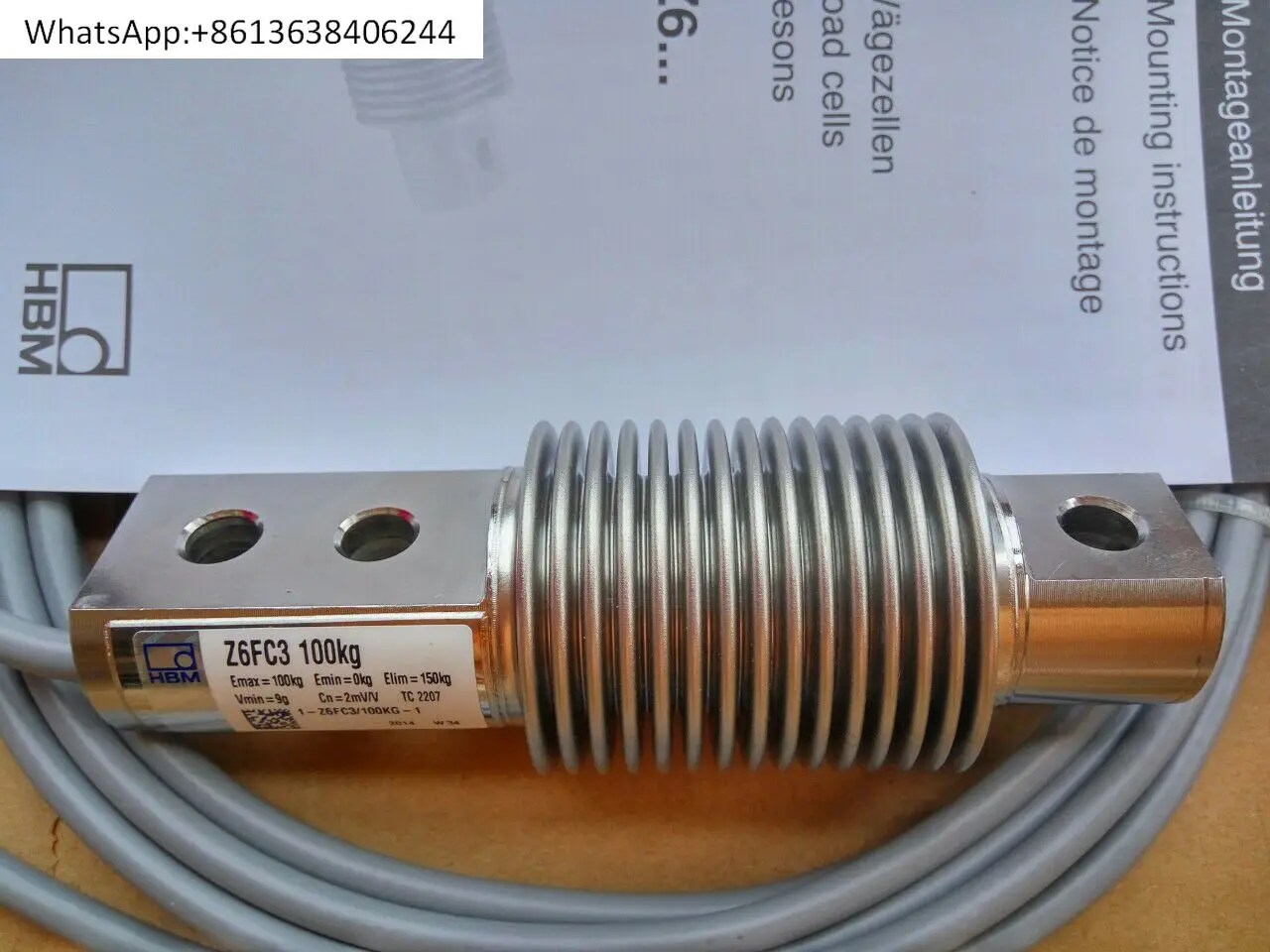 

Сильфонный датчик Z6FC3-5кг/10кг/20кг/30кг/50кг/100кг/200кг