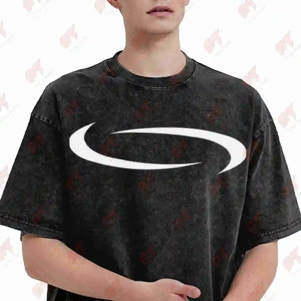 Opium Logo Records Label Merch Vintage Washed Tee Pure Cotton T-Shirt