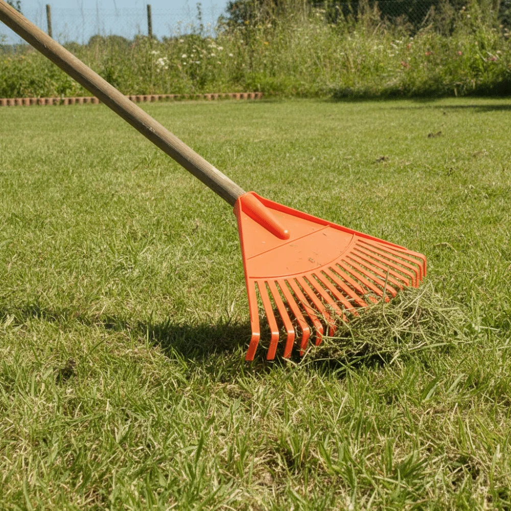 Plastic Grass Rake High Strength High Hardness Weeding Rake Head Portable Compact Small Shrub Leaf Rake Narrow Space Gardening