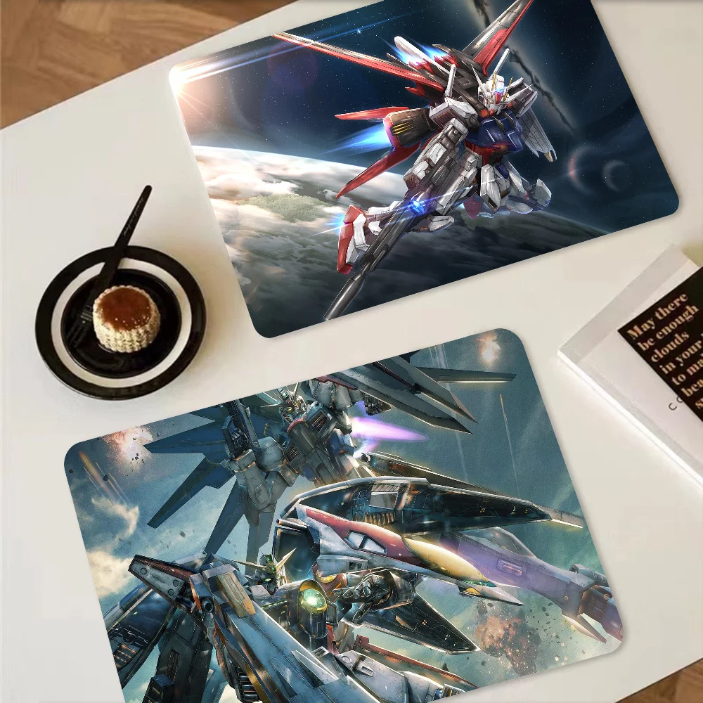 BANDAI GUNDAM New Super Absorbent Coffee Dish Kitchen Absorbent Draining Mat Drying Mat Quick Dry Bathroom Placemat