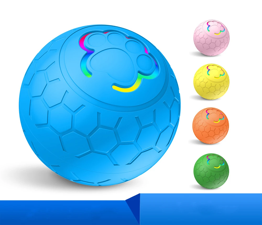 

Smart Interactive Cat Dog Ball Automatic MovingToysmart pet toys 2025 rechargeable cat dog ball USB Rechargeable