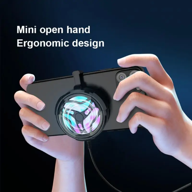 Универсальный Rgb мини-вентилятор охлаждения для телефона, Usb радиатор, игровой кулер, совместимый с I Phone S amsung X iaomi R edmi H uawei Nova