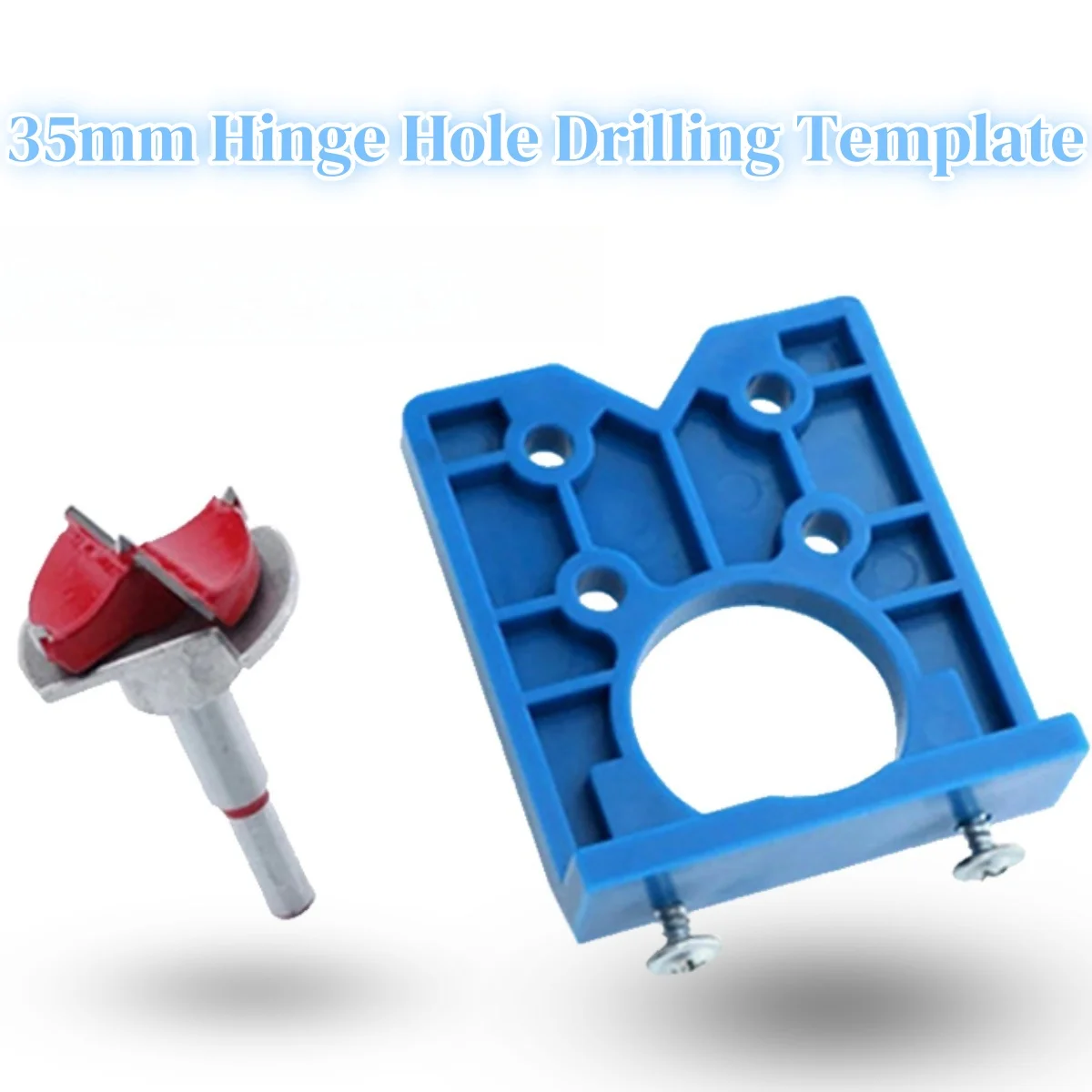 Vaguelly Concealed Hinge Set Lightweight Positioner For Accurate Cabinet Hinge Installation Easy to Use Woodworking Tool