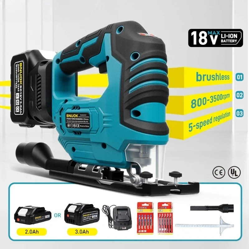

Brushless jigsaws are efficient and convenient