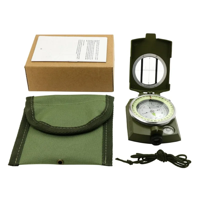 American Outdoor Multifunctional Compass, High Precision Professional Camping Nightlight, No Lost Survival Gear Compass