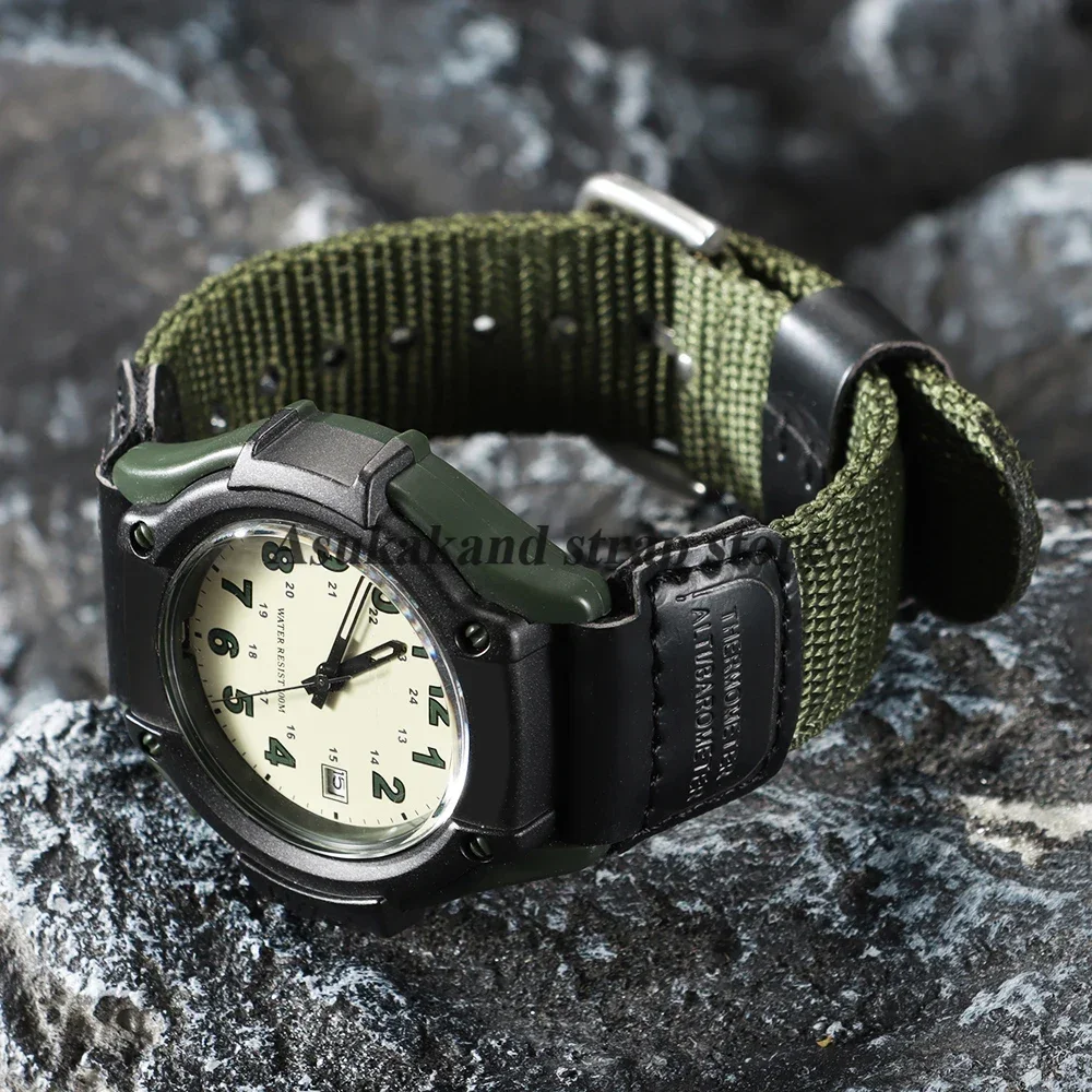 Нейлоновый ремешок для часов Casio 18 мм, ремешок для F91W W800H F84 SGW400 AE1200 AE1300, браслет 19 мм, ремешок для часов FT-500WC, аксессуары