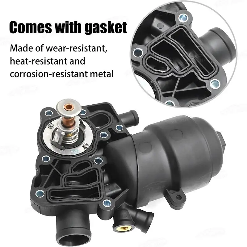 مبرد الزيت مع فلتر 059115389P لأودي A6 A7 A8 Q5 Q7 3.0L V6 DOHC 059115389K مجموعة مرشح زيت المحرك #6