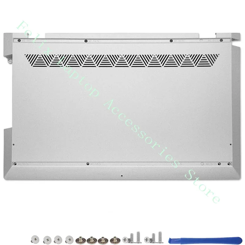 Novo para hp envy 17-ce 17m-ce TPN-W145 portátil lcd capa traseira moldura palmrest caso inferior teclado tampa traseira superior prata L55393-001