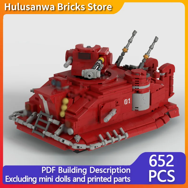 

Высокоскоростной боевой танк-конструктор MOC: Модульные строительные блоки, военная техника, технологичный подарок, набор для сборки, детские игрушки для праздников