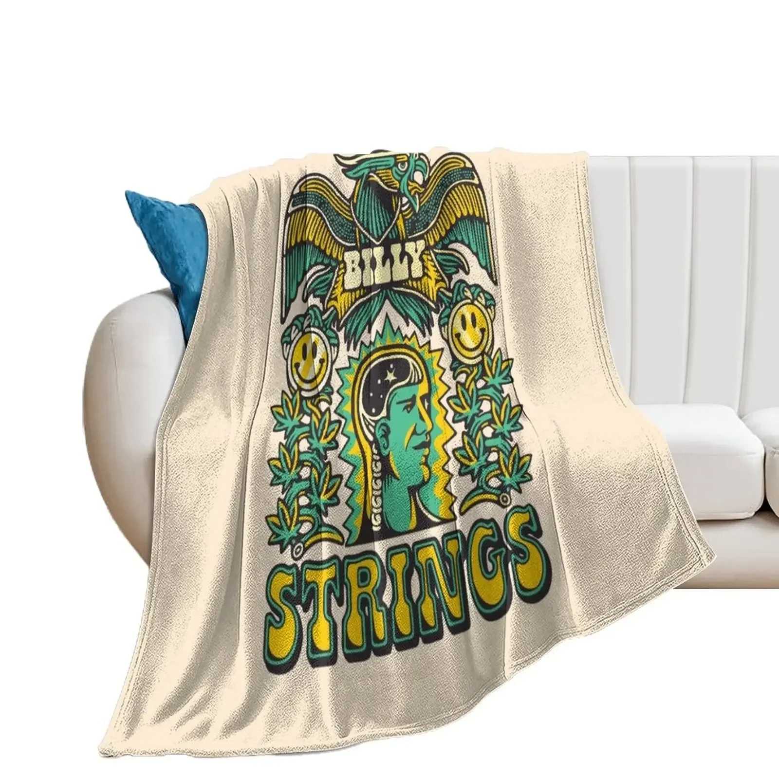 Billy Strings FALL WINTER 2021 Throw Blanket Heavy decorative Shaggy Beautifuls Blankets