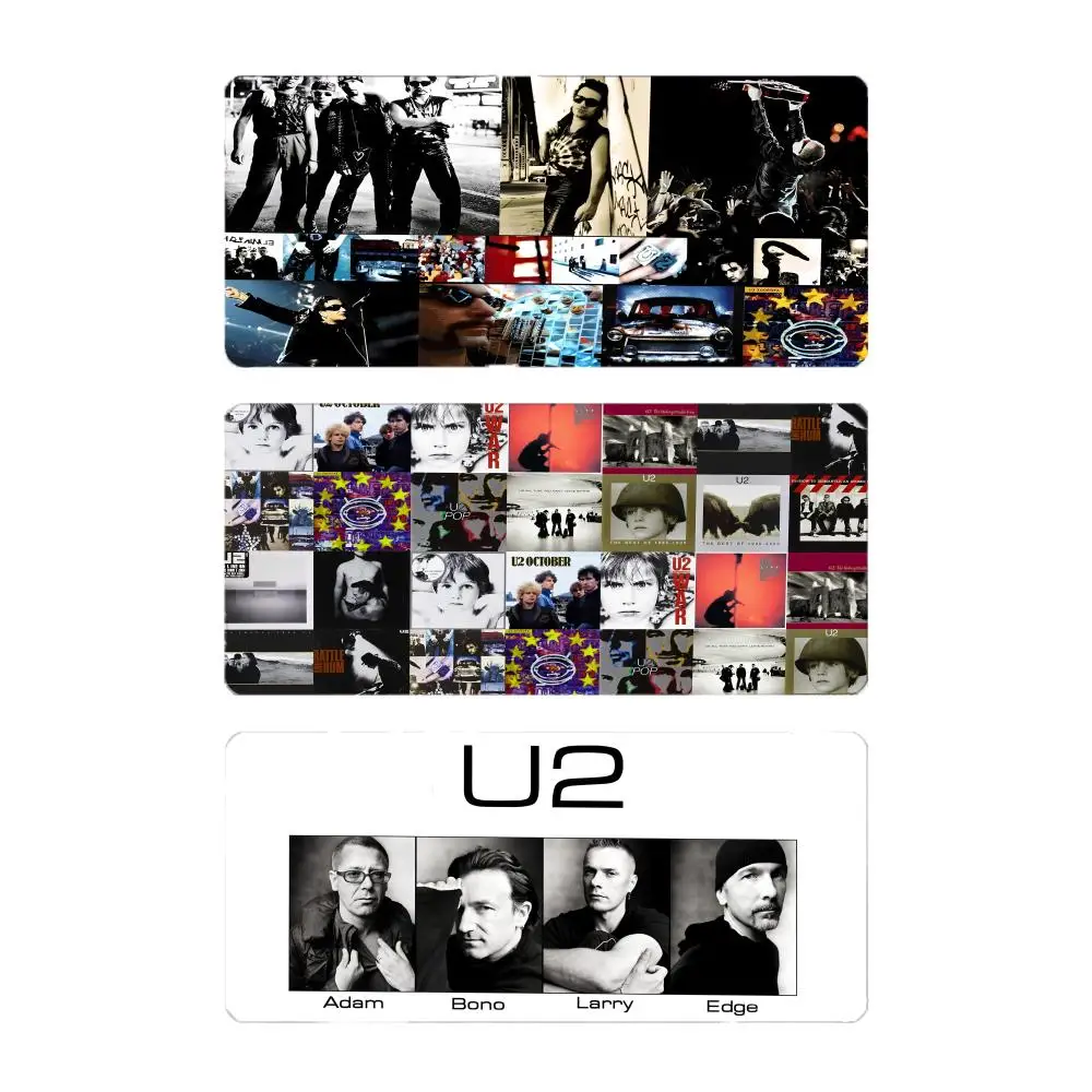 Cool Classic Rock Band U-U2 Mouse Pad Mousepad Large Gaming LockEdge Thickened PC Table Desk Mat