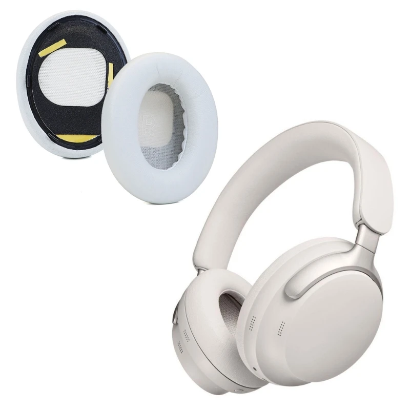 Almohadillas protectoras piel oveja para auriculares que aseguran ajuste almohadilla