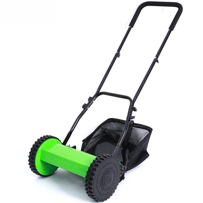 

12-Inch villa garden multi-functional lawn mower, small area household small hand push lawn mower