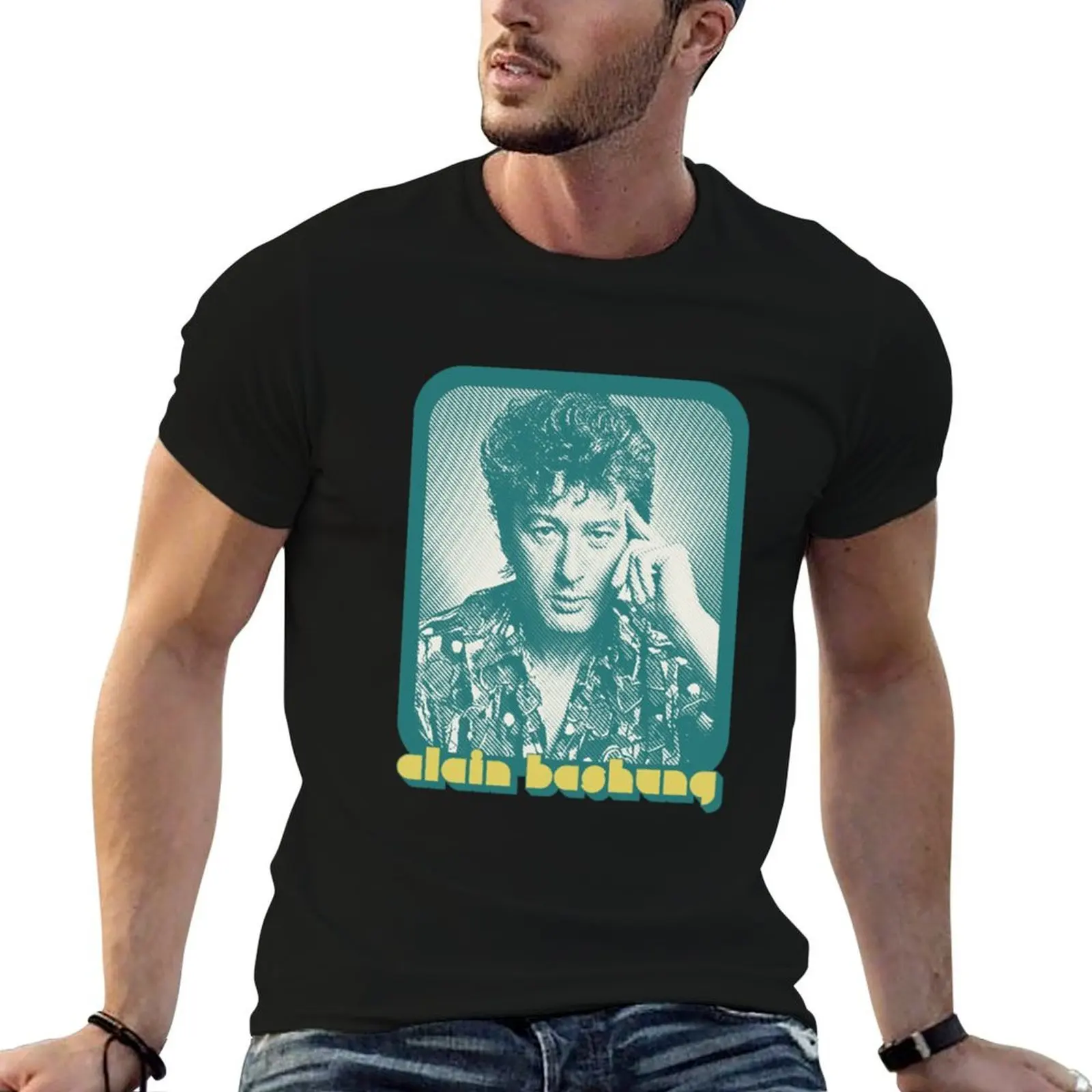 Alain Bashung T-Shirt sports fans quick drying luxury clothes men