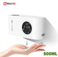 Automatic Soap Dispenser 500ML Touchless Wall Mount sensor Soap Dispenser Liquid Soap Dispenser For Bathroom With LCD Display