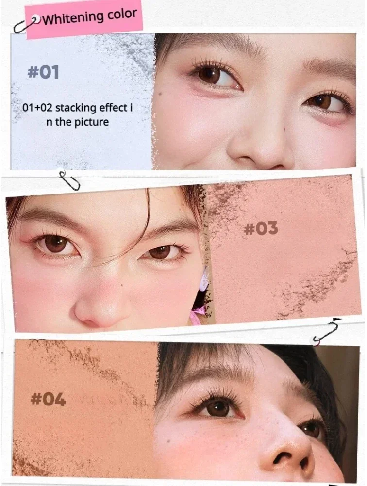 Judydoll หลาย series Matte Blush ขยาย Gradient Peach Nude Blush ธรรมชาติผิวกระจ่างใสผู้หญิงแต่งหน้า Contour Palette