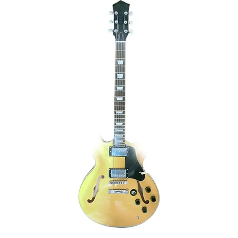 

STLF Yellow Hollow Acoustic Electric Guitar