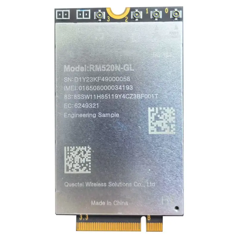 X64A-WIFI Card 5Ghz 5G Network Adapter RM520N-GL RM520NGL For MIMO Systems Laptop Wireless Network Module Nrsub6ghz Mmwave Mo