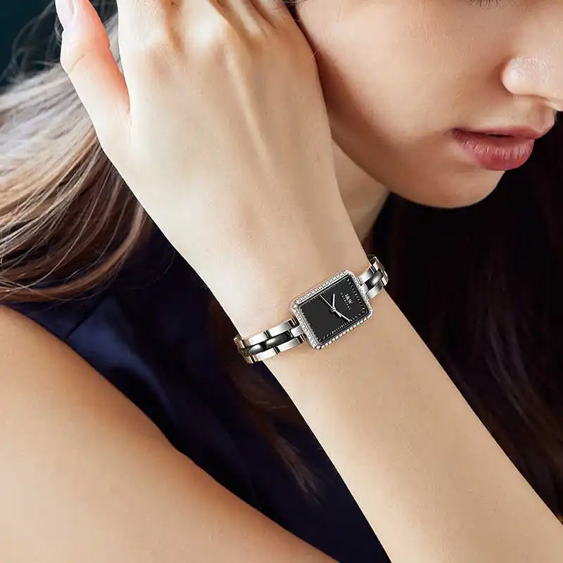 CARNIVAL Brand IW High-End Series Ladies Waterproof Watch Luxury Stainless Steel Women Watches Fashion Elegant Quartz Wristwatch