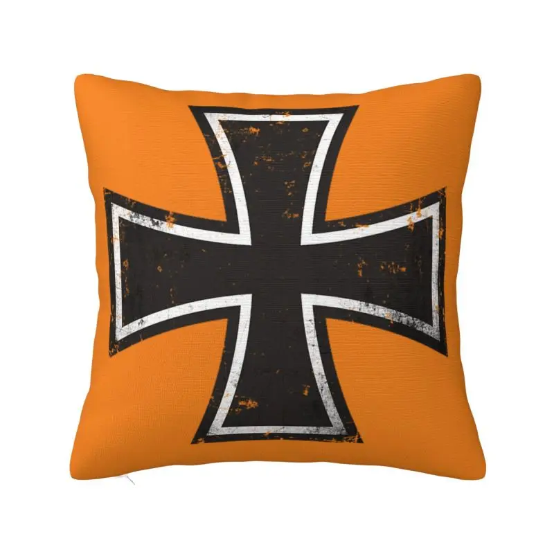 German Iron Cross Cushion Cover 45x45cm Soft Cute Throw Pillow Decoration Salon